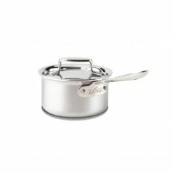 All-Clad D5 Brushed Stainless Steel Saucepan & Lid | 1.5 Qt.