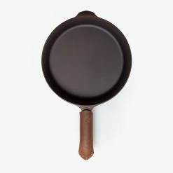 Field Company (Made In USA) Leather Skillet Handle Cover | Brown 8 Field Company (Made In USA) Leather Skillet Handle Cover | Brown -Stovetop Tea Kettles Shop 202001 hg fieldco brown leather shot1