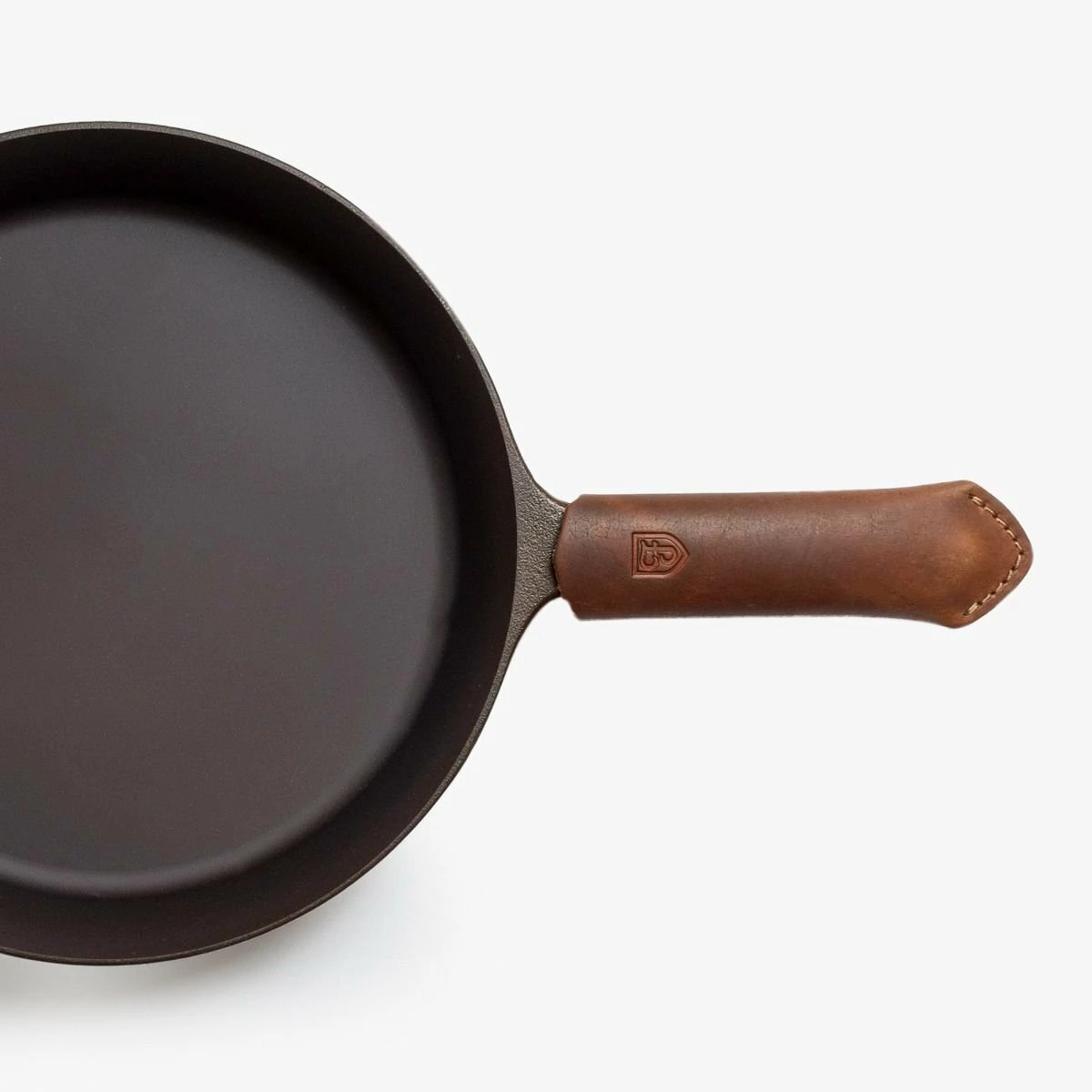 Field Company (Made In USA) Leather Skillet Handle Cover | Brown 3 Field Company (Made In USA) Leather Skillet Handle Cover | Brown - Image 3