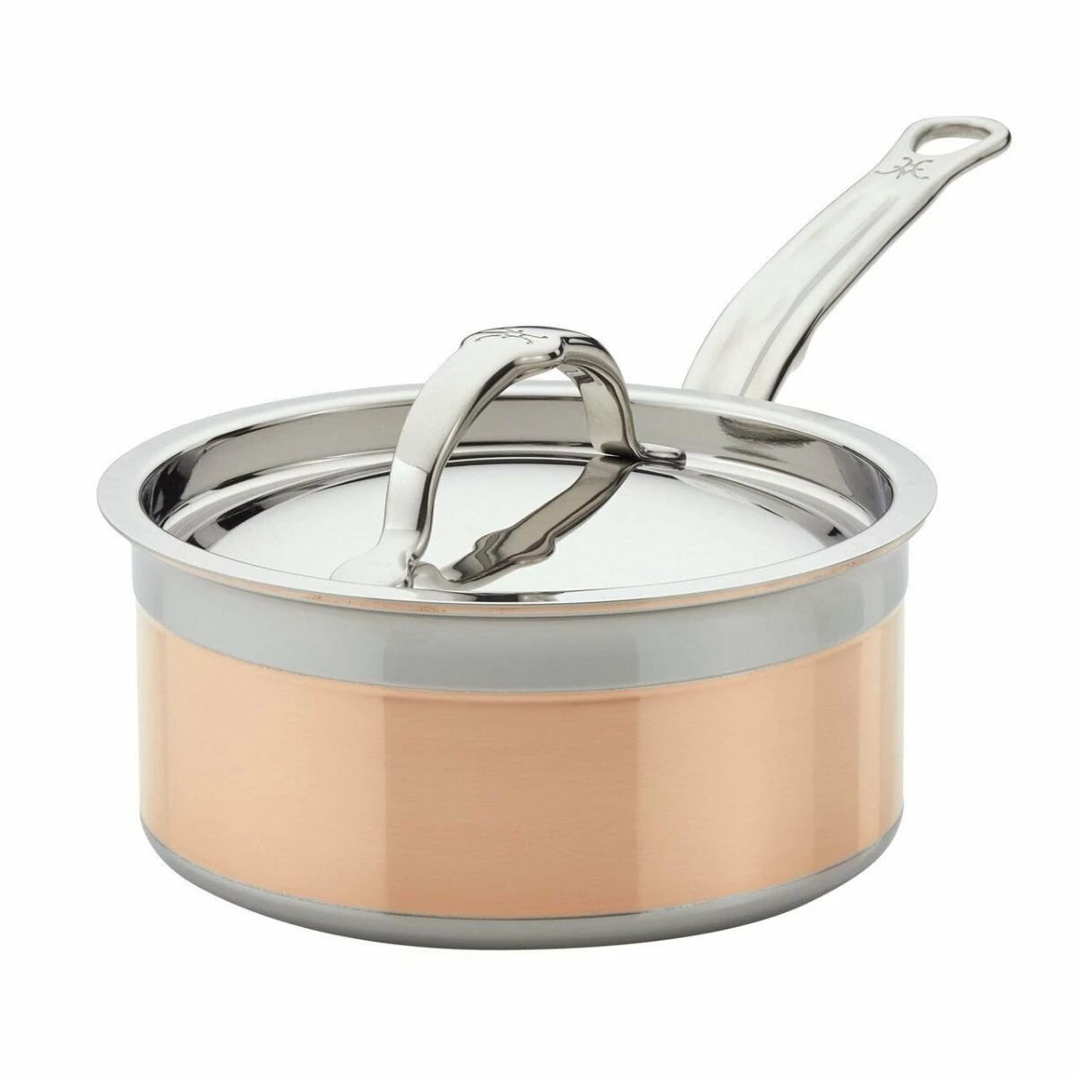 Hestan CopperBond Induction Cookware 1.5 Qt Covered Saucepan 2 Hestan CopperBond Induction Cookware 1.5 Qt Covered Saucepan - Image 2
