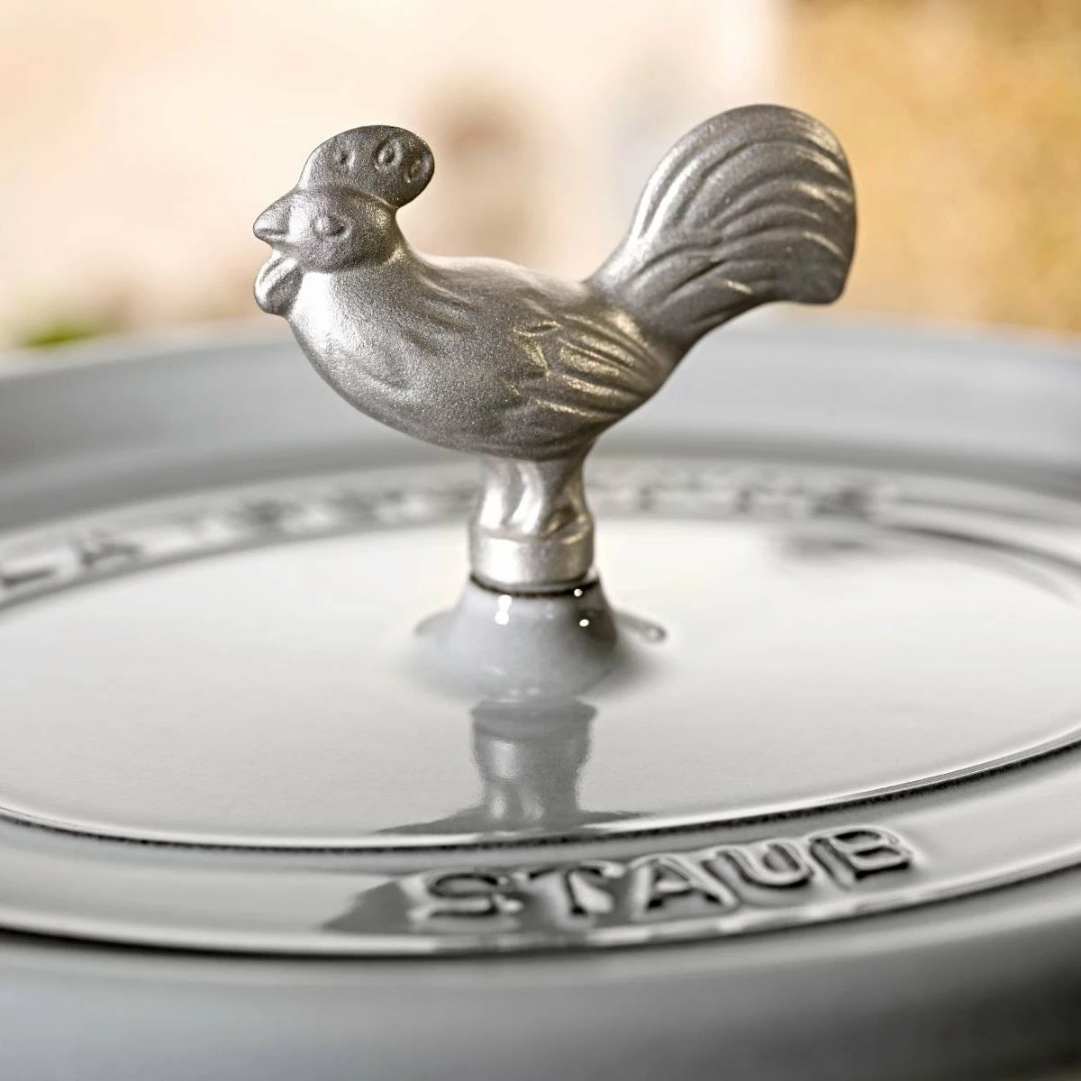 Staub Animal Knob | Rooster 3 Staub Animal Knob | Rooster - Image 3