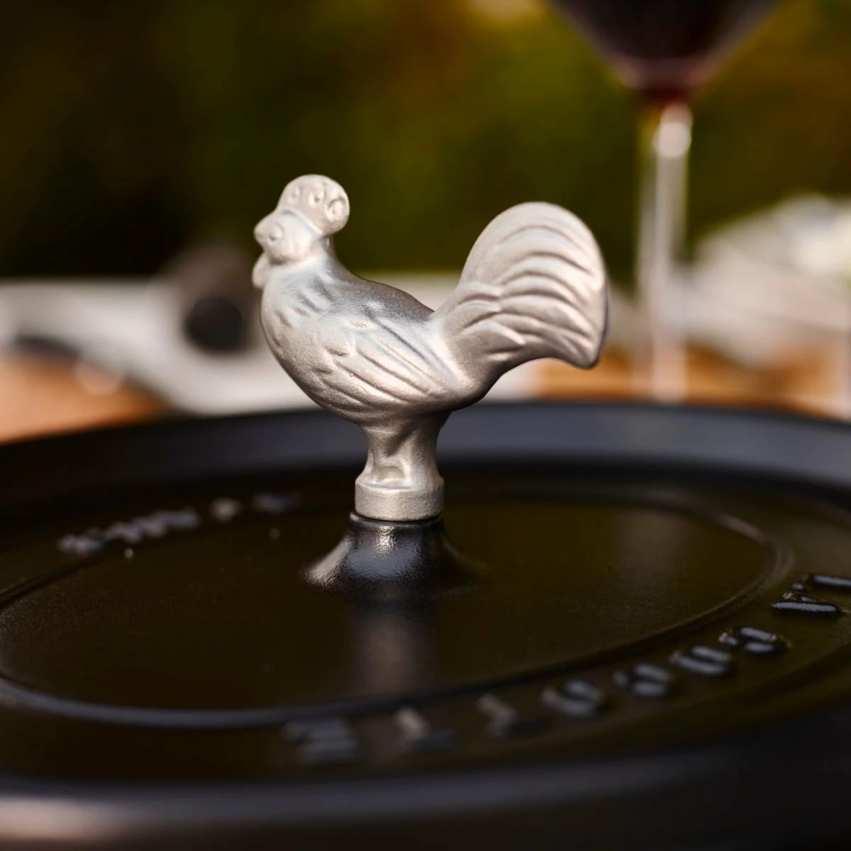 Staub Animal Knob | Rooster 4 Staub Animal Knob | Rooster - Image 4