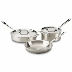 All-Clad D5 Brushed Stainless Steel Cookware Set | 5-Piece