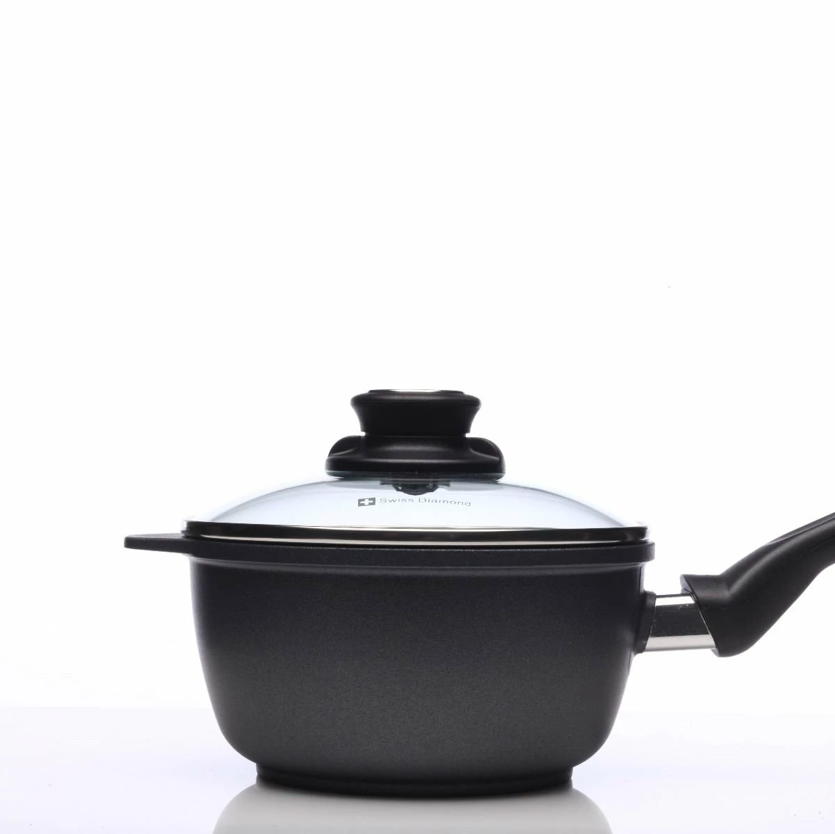 Swiss Diamond | HD Sauce Pan With Lid - 6.3" (1.4 Qt.) 2 Swiss Diamond | HD Sauce Pan With Lid - 6.3" (1.4 Qt.) - Image 2