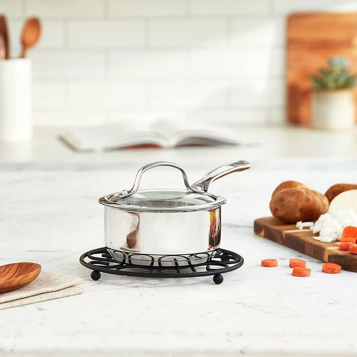 Cuisinart Forever Stainless Saucepan With Cover | 1 Qt. 3 Cuisinart Forever Stainless Saucepan With Cover | 1 Qt. - Image 3