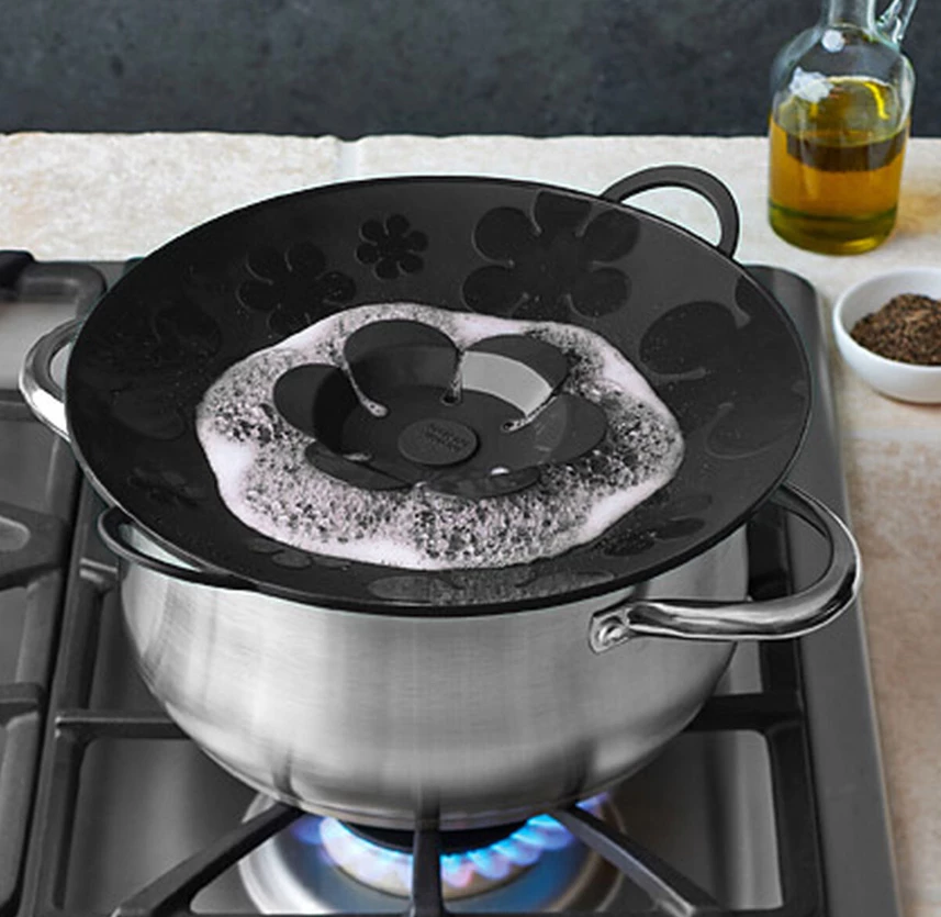 Kuhn Rikon 11" Spill Stopper | Black 1 Kuhn Rikon 11" Spill Stopper | Black