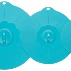 Now Designs Silicone Lids Set Of 3 Blue