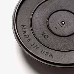Field Company (Made In USA) No. 10 Cast Iron Skillet Lid -Stovetop Tea Kettles Shop bm 10lid under macro 1000sq