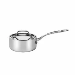 Cuisinart Custom-Clad 5-Ply Stainless Steel Saucepan With Lid | 1 Qt.