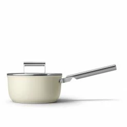 SMEG 3 Qt Sauce Pan | Cream