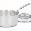 Cuisinart Chef's Classic Stainless Steel 1-Quart Saucepan With Lid