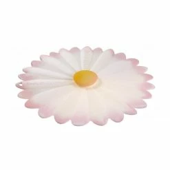 Charles Viancin Silicone Lid | 9" Daisy (White With Pink)