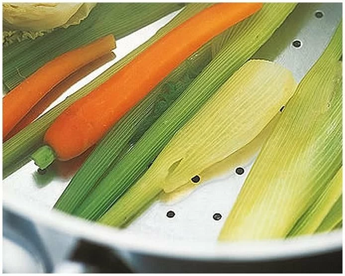 Demeyere Atlantis Steamer Insert W/ Silicone Gasket - 5.5 Qt. (Fits: 41324 & 41394) 2 Demeyere Atlantis Steamer Insert W/ Silicone Gasket - 5.5 Qt. (Fits: 41324 & 41394) - Image 2