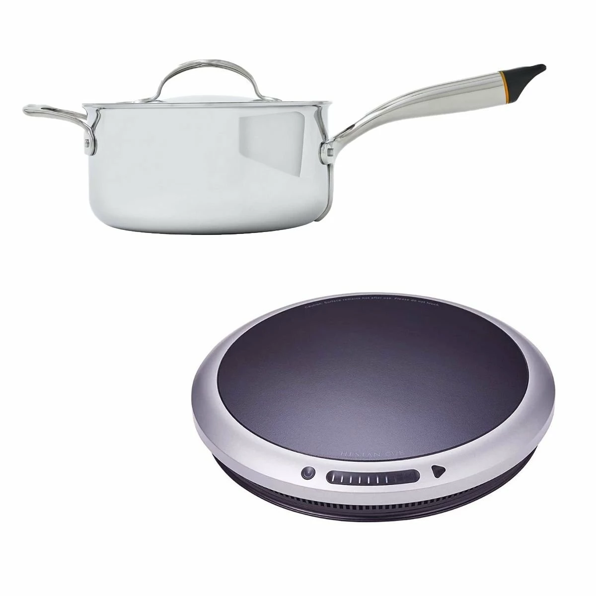 Hestan Cue 3.5 Qt Sauce Pot + Induction Cooktop 1 Hestan Cue 3.5 Qt Sauce Pot + Induction Cooktop