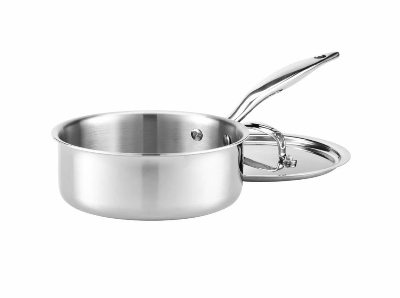 Heritage Steel Cookware Stainless Steel Saucepan With Lid | 2 Qt. 1 Heritage Steel Cookware Stainless Steel Saucepan With Lid | 2 Qt.