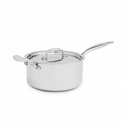 Heritage Steel Cookware 4 Quart Saucepan With Lid
