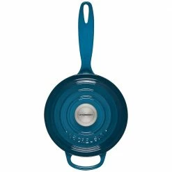 Le Creuset 1.75 Qt. Signature Enameled Cast Iron Saucepan With Stainless Steel Knob | Deep Teal -Stovetop Tea Kettles Shop ls2518 167dss 3