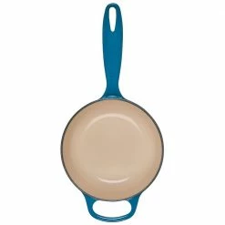 Le Creuset 1.75 Qt. Signature Enameled Cast Iron Saucepan With Stainless Steel Knob | Deep Teal -Stovetop Tea Kettles Shop ls2518 167dss 4