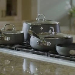 All-Clad HA1 Hard Anodized Nonstick Saucepan & Lid | 2.5 Qt. -Stovetop Tea Kettles Shop maxresdefault 1 22