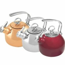 Chantal 1.8 Qt. Enamel-on-Steel Classic Tea Kettle | White -Stovetop Tea Kettles Shop maxresdefault 1 87