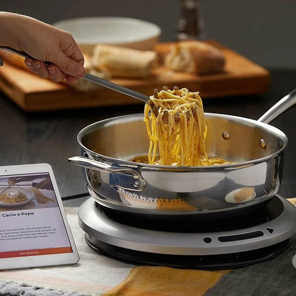 Hestan Cue 5.5 Qt. Smart Chef's Pot | Stainless Steel 3 Hestan Cue 5.5 Qt. Smart Chef's Pot | Stainless Steel - Image 3