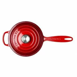 Le Creuset 1.75 Qt. Signature Enameled Cast Iron Saucepan With Stainless Steel Knob | Cerise/Cherry Red 8 Le Creuset 1.75 Qt. Signature Enameled Cast Iron Saucepan With Stainless Steel Knob | Cerise/Cherry Red -Stovetop Tea Kettles Shop rs11974 0024147276944.pt03