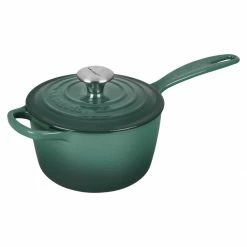 Le Creuset 1.75 Qt. Signature Enameled Cast Iron Saucepan With Stainless Steel Knob | Artichaut