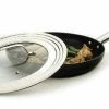 RSVP International RSVP Endurance Stainless Steel Universal Lid With Glass Insert