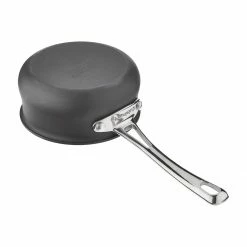 Cuisinart Contour Hard Anodized Saucepan With Cover | 1 Qt. -Stovetop Tea Kettles Shop saucepanbottomview