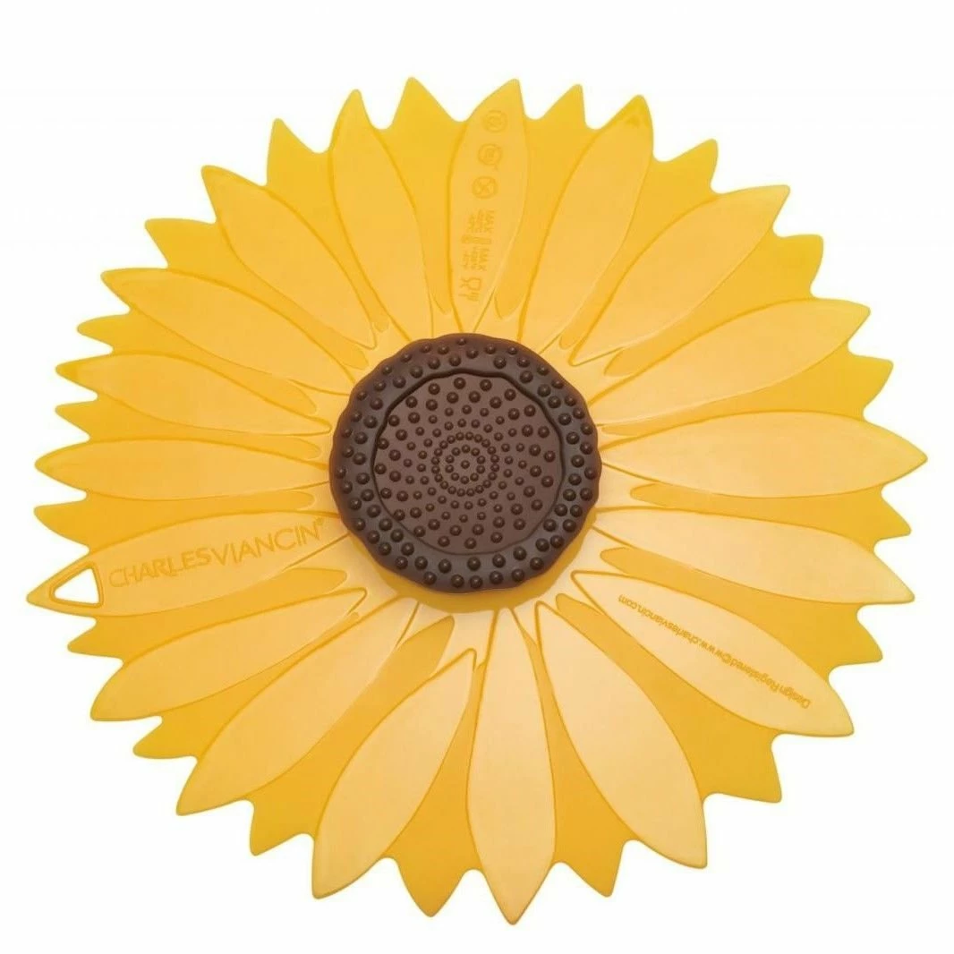 Charles Viancin Silicone Lid | 6" Sunflower 2 Charles Viancin Silicone Lid | 6" Sunflower - Image 2